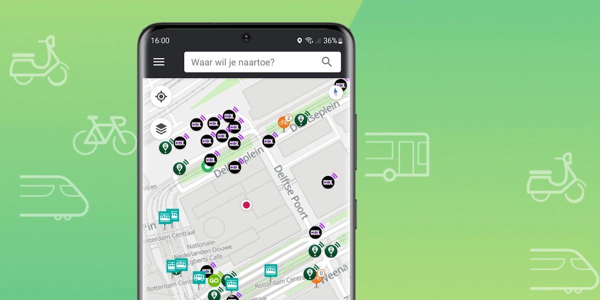 Locating shared scooters with glimble